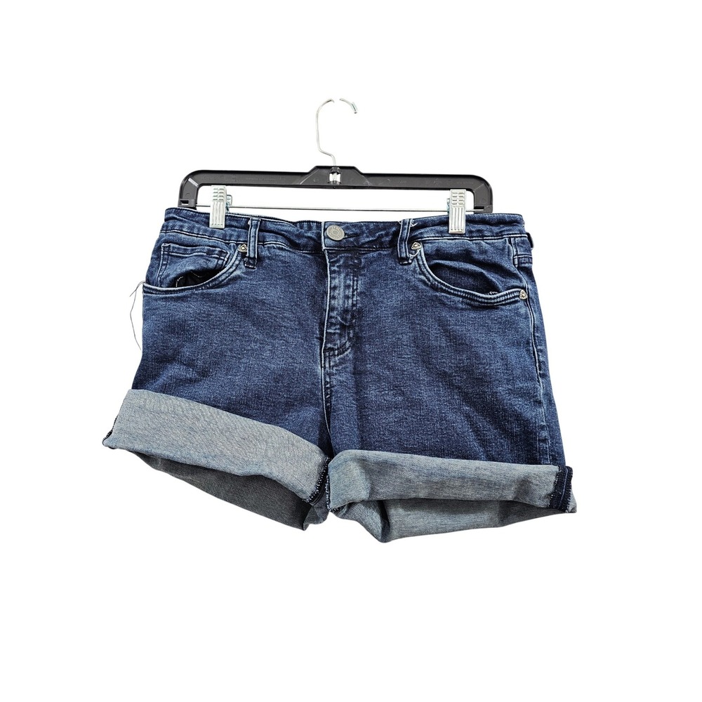 Kut from the Kloth Katy‎ Boyfriend Jeans Shorts Jorts Dark Wash Size 12 Cuffed